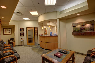 waiting room at Sonoran Vista Dentistry