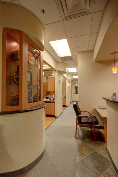 inside the back hallway at Sonoran Vista Dentistry