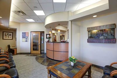 waiting room at Sonoran Vista Dentistry