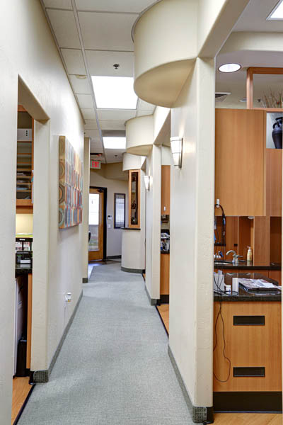 back hallway at Sonoran Vista Dentistry