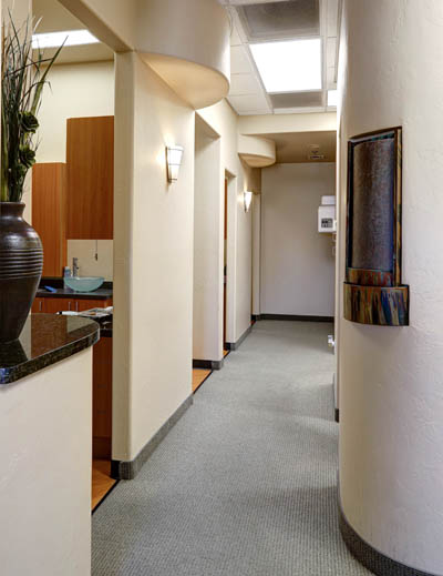 back hallway at Sonoran Vista Dentistry