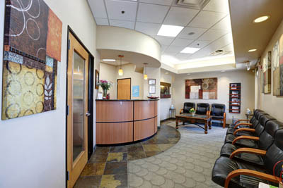 waiting room at Sonoran Vista Dentistry